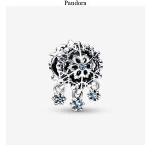 Pandora Icy Snowflake Drop Charm